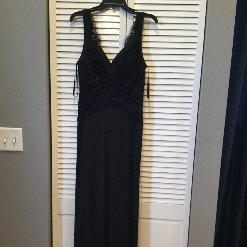 Black with lace back max and Cleo dress